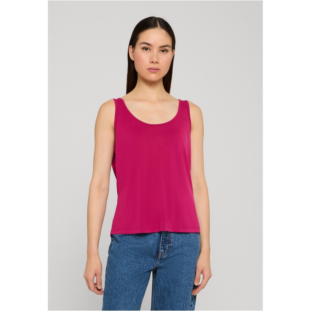 Urban Classics - Modal Loose Mouwloze top - Roze